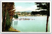 Postcard Boat Landing Fort William Henry Hotel Lake George New York Unposted picture