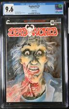 DEADWORLD #10 CGC 9.6 NM+ VARIANT COVER 1ST CROW AD BACK COVER 1988 CALIBER picture