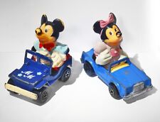Vintage Matchbox DISNEY Mickey & Minnie Mouse Die Cast Vehicles c1979. picture