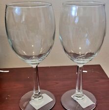 2 RMS Titanic Etched Wine Goblets picture