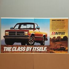 1989 Dodge Dakota Truck Print Ad The Class by Itself picture