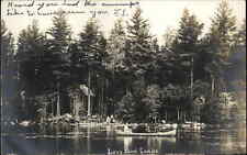 Long Pond Camps - Katahdin Iron Works Maine 1907 Cancel Real Photo Postcard picture