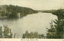 Mirror Lake, Delton, Wisconsin Posted 1912 Antique Postcard picture