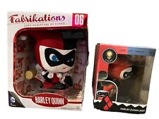 Two Collectible Harley Quinn Figures Soft Funko and Figure Lamp Light picture