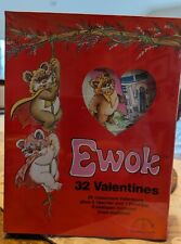 1984 Star Wars Valentine Cards-32 Count Factory Sealed Box-Ewok Themed  picture