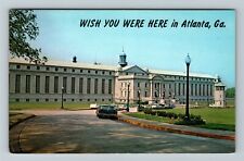 Atlanta GA-Georgia, Federal Penitentiary, Federal Building, Vintage Postcard picture