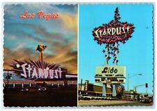 1973 Star Dust Hotel Restaurant & Shows Multiview Las Vegas Nevada NV Postcard picture