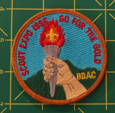 BDAC Boulder Dam Area Council Boy Scout Expo 1995 Go for the Gold Flame Patch picture