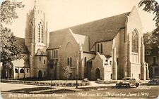RPPC; Madison WI New Bethel Lutheran Church Dedicated 6-1-1941 Photoart Unposted picture