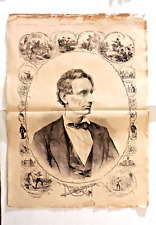 1889 The Illustrated Newspaper Magazine Inauguration Harrison Young Abe Lincoln picture