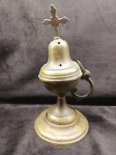1910's Ottoman Christian Antique Church Brass Incense Holder Burner Decor Rare picture