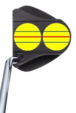 ODYSSEY TRIPLE TRACK 2-Ball ***YELLOW*** DECALS - No Cutting  Just Apply picture