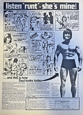 1974 Vintage Magazine Advertisement Hercules II Bodybuilding Course Listen Runt picture