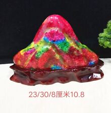 Top Natural Seven Colors Jade Quartz raw stone ornaments - Viewing 5.4kg  A9 picture