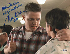 TOM WILSON BACK TO THE FUTURE SIGNED 11X14 AUTOGRAPH BECKETT BAS COA 24 BIFF picture