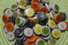 100 LUCKY BUCKET BEER BOTTLE CAPS MIXED COLORS ORANGE YELLOW NO DENTS FREE SHPG  picture