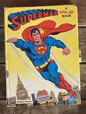 Vintage Superman ~ Pop-Up Children's Book-1979-Random house-Estate-DC Comics picture