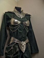 Lady Suit Medieval Larp Breastplate Cosplay 18g Knight Body Costume Queen Woman picture