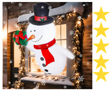 Blow up Snowman Christmas 3.5ft Inflatable with Gift Box Window Inflatable picture