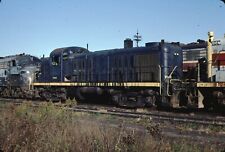 CNJ Central Railroad of New Jersey Alco RS3 Kodachrome original Kodak Slide picture