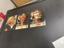 1996 Sports Time Playboy Pandora Peaks Celebrity Gold Foil Three Card Set picture