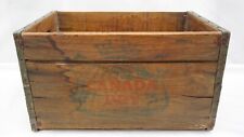 Vintage Canada Dry Wooden Crate Box 18 x 12 x 10.5    VY picture