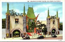 Hollywood CA-California, Gruman's Chinese Theatre, Vintage Postcard picture