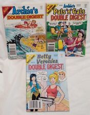 Vintage Lot of 3 Archie Betty & Veronica Double Digest Comic Books picture
