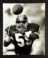 1990 Washington Redskins #55 Andre Collins Catches Football Vintage Press Photo picture