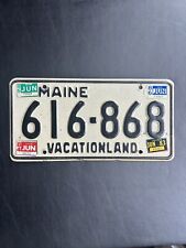1983 - 1986 Maine License Plate 616-868 picture