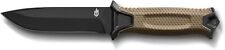 Gerber Strongarm Fixed Blade Tactical Knife Survival Coyote Brown Plain Edge picture