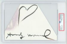 Andy Warhol ~ Signed Autographed Authentic Signature w/ Heart Drawing ~ PSA DNA picture