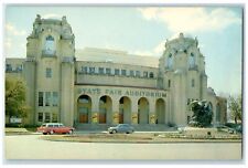 c1950 State Fair Auditorium Classic Car Tower Fair Park Dallas Texas TX Postcard picture