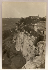 RPPC Piazza Duomo-Crvieto, Orvieto, Italy, Cliffs, Vintage Photo Postcard picture