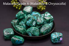 Malacolla Tumbles - Malachite & Chrysocolla picture