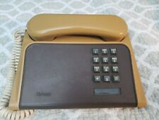 Vintage 70s Northern Telecom Diplomat Landline Desk Phone Tan/Brown Untested picture