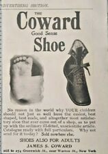 The Coward Good Sense Shoe Vintage Print Ad JAMES S. COWARD NYC  1902 picture