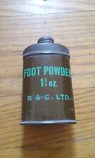 Original WWII British Army Foot Powder-New Unissued  C108 picture