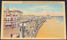 Board Walk Looking North from Convention Hall, Asbury Park, NJ Postcard  picture