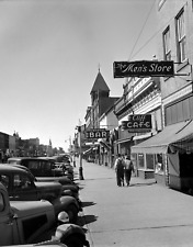 Main Street Bozeman MT Montana 1942 8.5