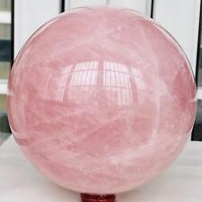 7320g Natural Pink Rose Quartz Sphere Crystal Ball Reiki Healing picture