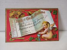 Postcard Greetings New Year Bank Of Good Fortune Robbins 101892 picture