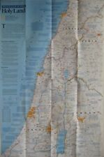 History Map HOLY LAND Jerusalem Nazareth Israel Palestine Nablus Bethlehem Haifa picture