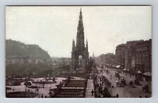 Edinburgh-Scotland, Scott's Monument, Vintage Postcard picture