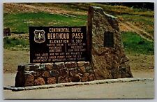 Capt Edward L Berthoud Pass Continental Divide Denver CO Colorado Postcard UNP picture