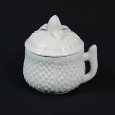Mottahedeh Musee des Arts Pot De Creme Made in Italy White Strawberry Cup w Lid picture