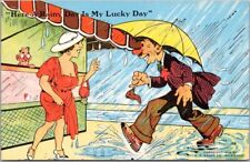 1940s RAY WALTERS Comic Postcard 
