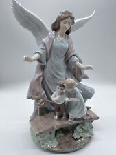 LIVING HOME CHRISTMAS PORCELAIN ANGEL WITH CHILDREN 11.5 “ New in Box picture