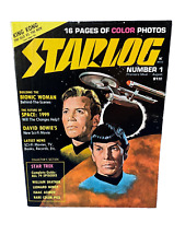 Star Trek - STARLOG #1, Premiere Issue, William Shatner-Lenoard Nimoy, Aug 1976 picture