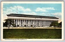 PPC Postcard NY New York Albany State Education Building Street View picture